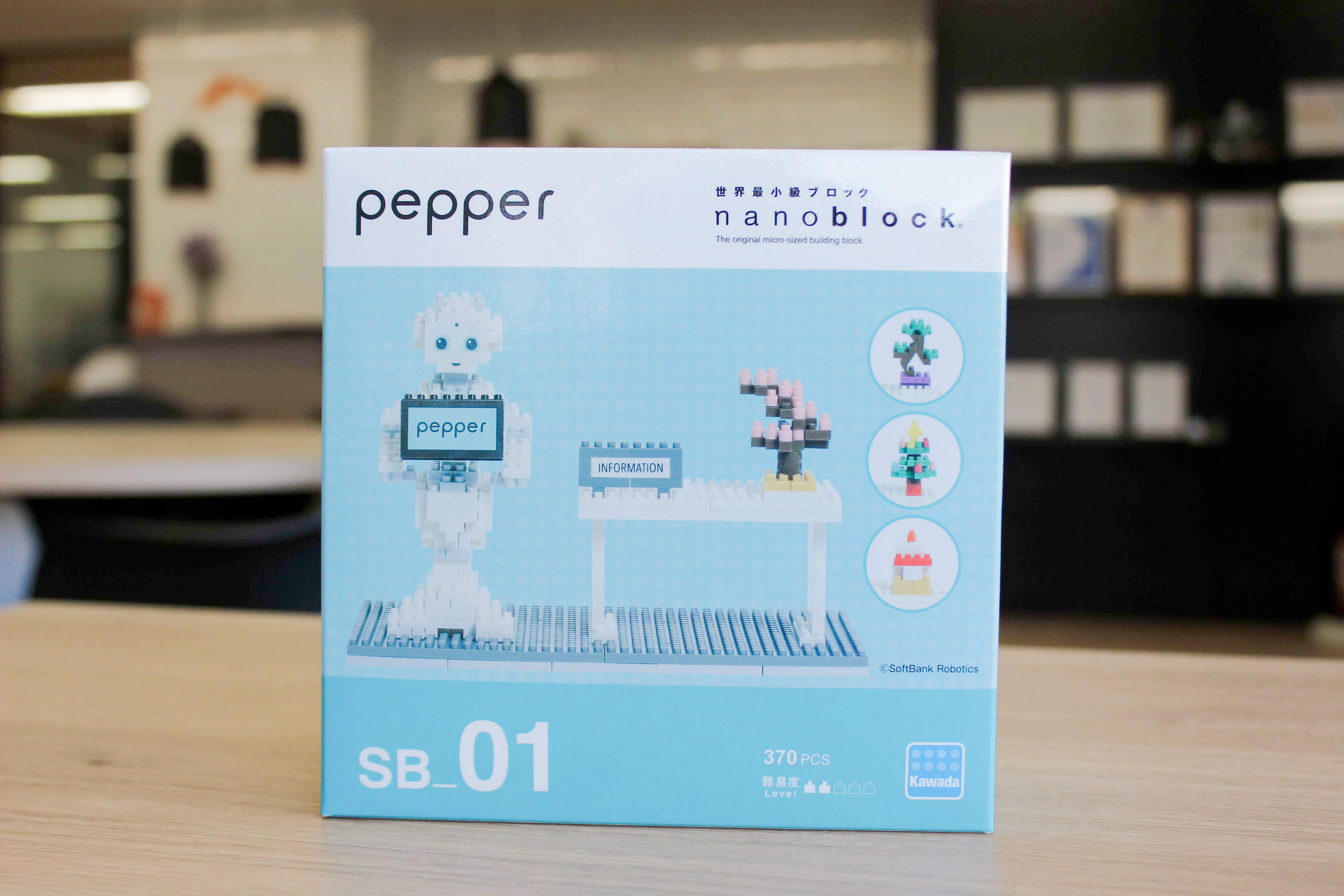 Pepper版のnanoblockを組み立ててみた。